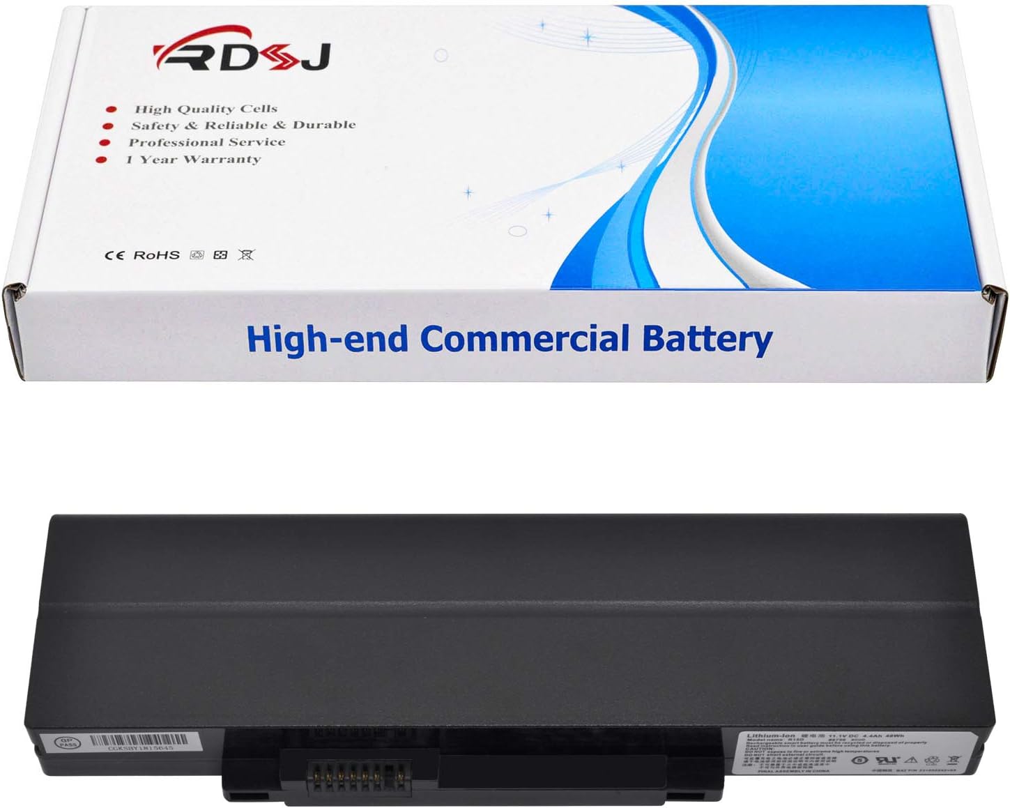 R15D 6-Cell Laptop Battery for Averatec R14kt1#8750 Scud 23+050272+12 R15d R15b #8750 Scud Durabook R14s R15d R15g R15c R15gn R15 S15 S14 S13 Hasee A180 A220 A211C 23+050272+10 23+050272+11 11.1V 48Wh