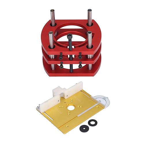 Miniatura 2 de Elevador de enrutador con placa superior, base de elevación, ranurado para carpintería, biselado, parte superior de mesa, enrutador de precisión,