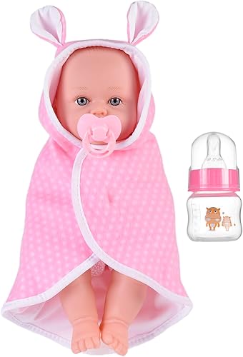 LOWGAL Reborn Baby Dolls - Muñeca de bebé recién nacida realista de 12 pulgadas para niños de más de 3 años