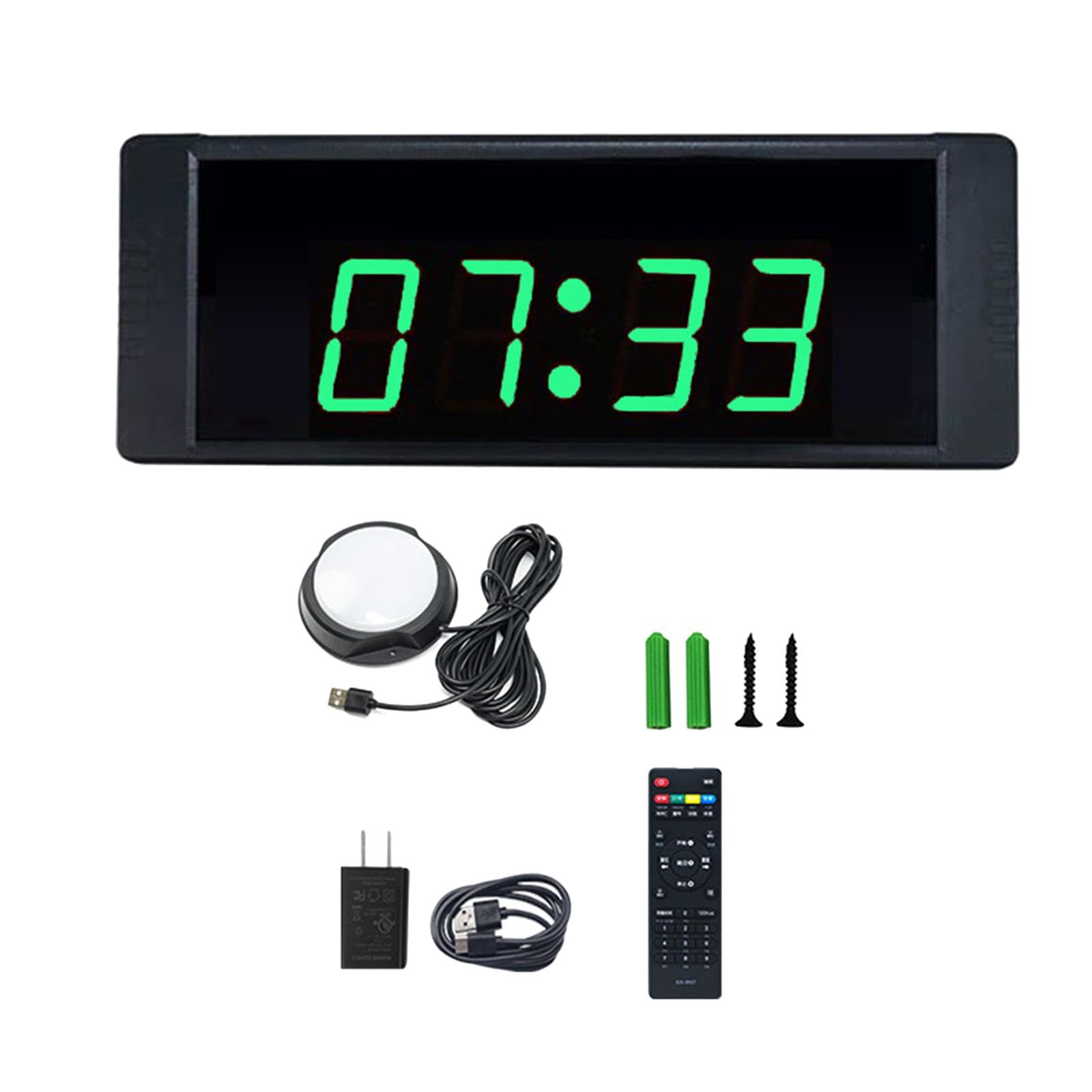 Fitness Digital Clock Digital Display Gym Timer Clock for Outdoor Gym Sports-image-34
