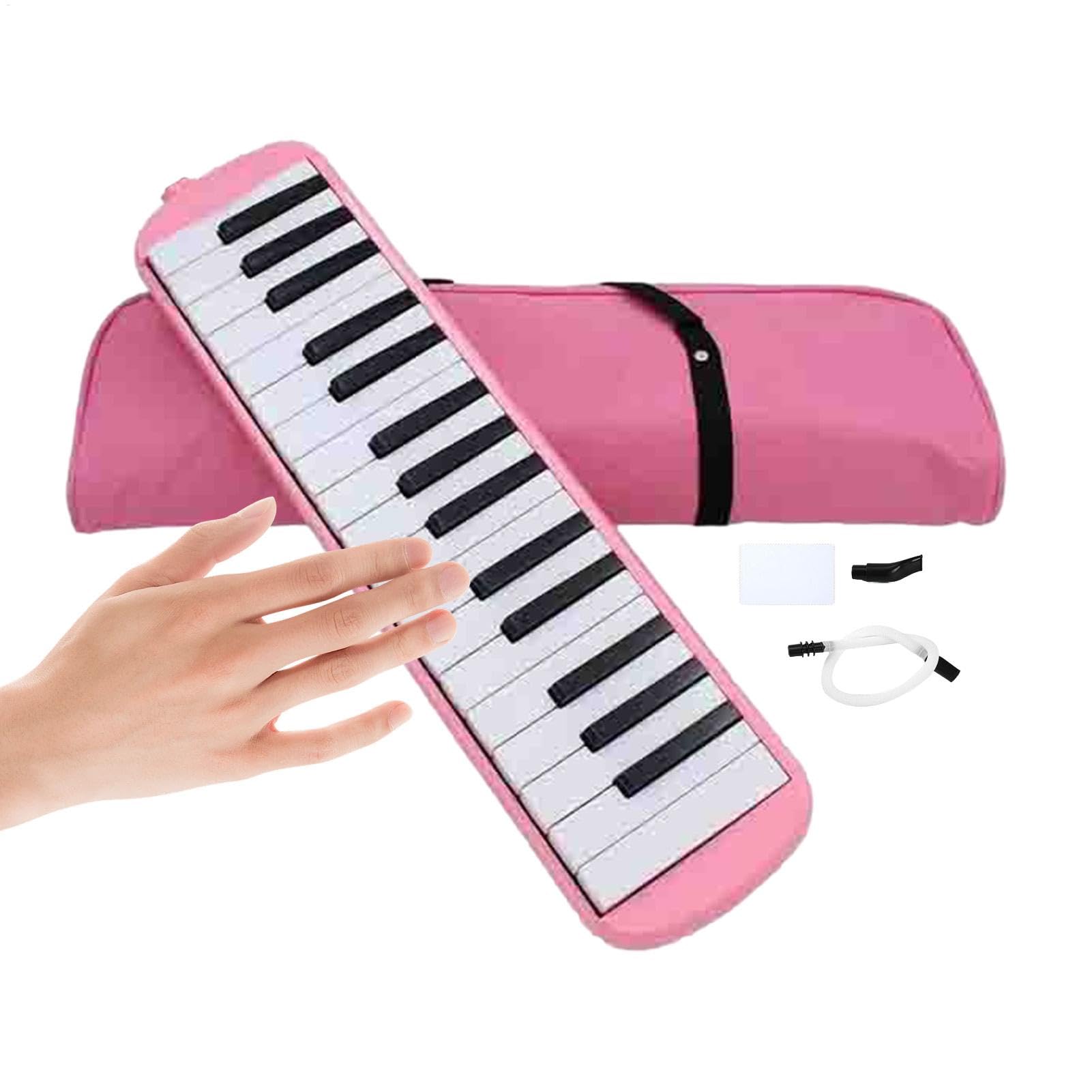 Melodica Pianica Tube – Talk Box Instrument de piano à air avec double tubes – Instrument de conversation sûr, mélodica, bouche stable pour débutants