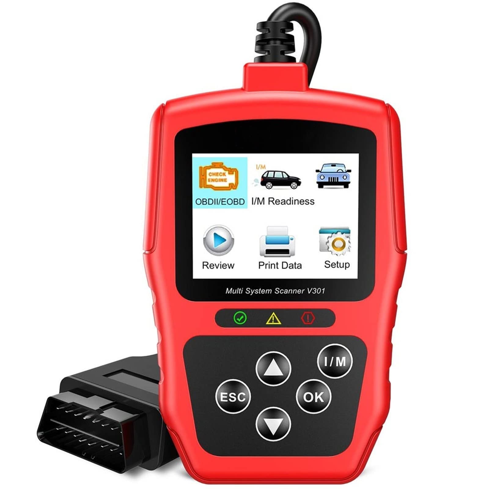 Apague la luz del motor con el escáner de diagnóstico de coche OBD 2 V301 DPF SAS