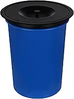 Lixeira De Embutir Pia Bancada 5 Litros Aço Inox Preta Black