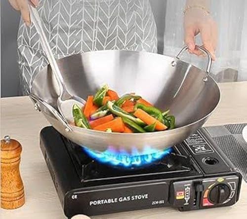 Camping Gas Stove, 2 in 1 Butane Burner Unit, Camping Kitche...