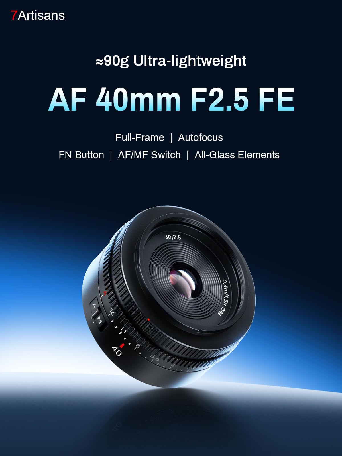 Amazon.com : 7ARTISANS AF 40mm F2.5 Full-Frame Auto Focus Portrait