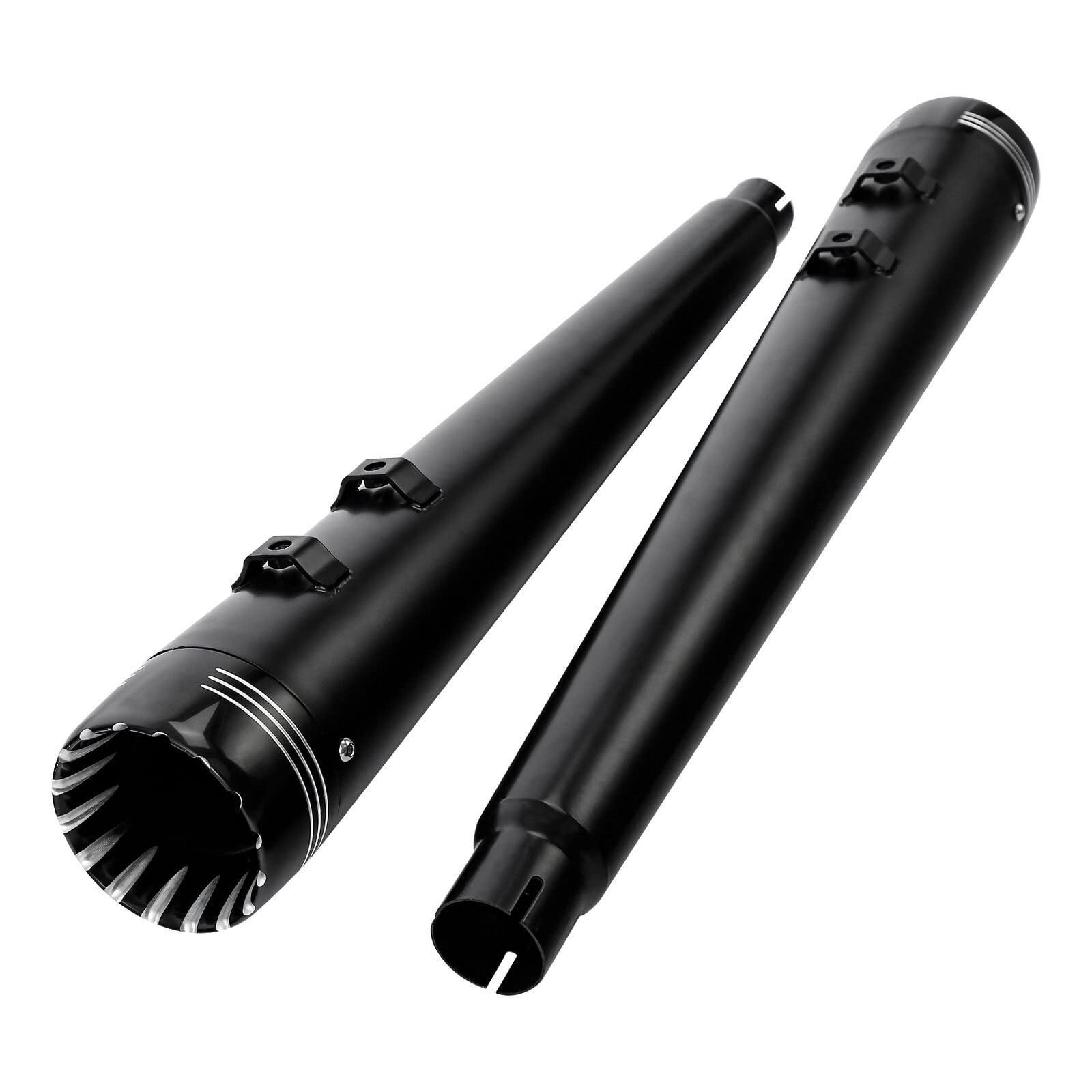 4 "Megafono Slip On Silenziatore Tubo di Scarico per H&Arley Touring Street Glide Road King 1995-2016 Parti del Motociclo