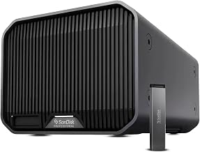 SanDisk Professional G-RAID Mirror External Hard Disk Drive with Pro-Blade SSD Mag Slot (36TB) Bundle Pro-Blade SSD Mag (1TB) (2 Items)