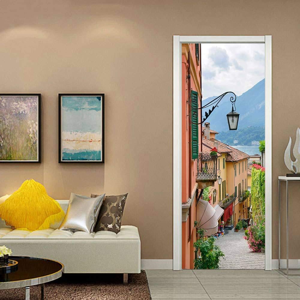 Stickers Porte Affiche 3D Trompe Loeil Effet Auto Adhésif Pvc