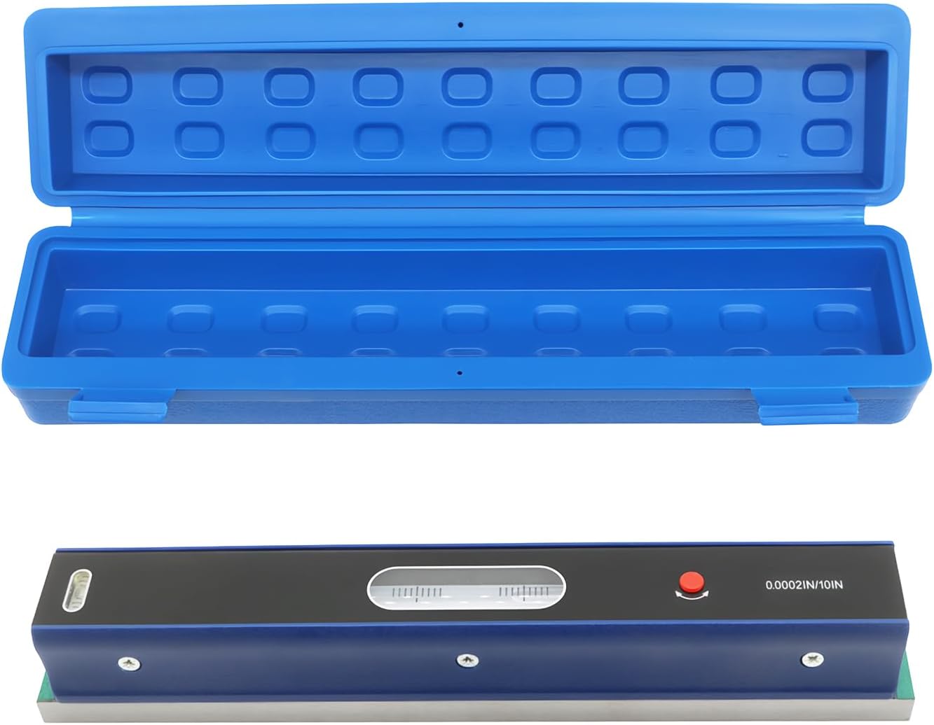Nakkaa 12 Inch Master Precision Level with Box Accuracy 0.0002"/10" for Checking the Straightness Parallelism The Surface of Machine Tools Equipment