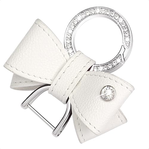 Llavero de cuero con lazo para mujer