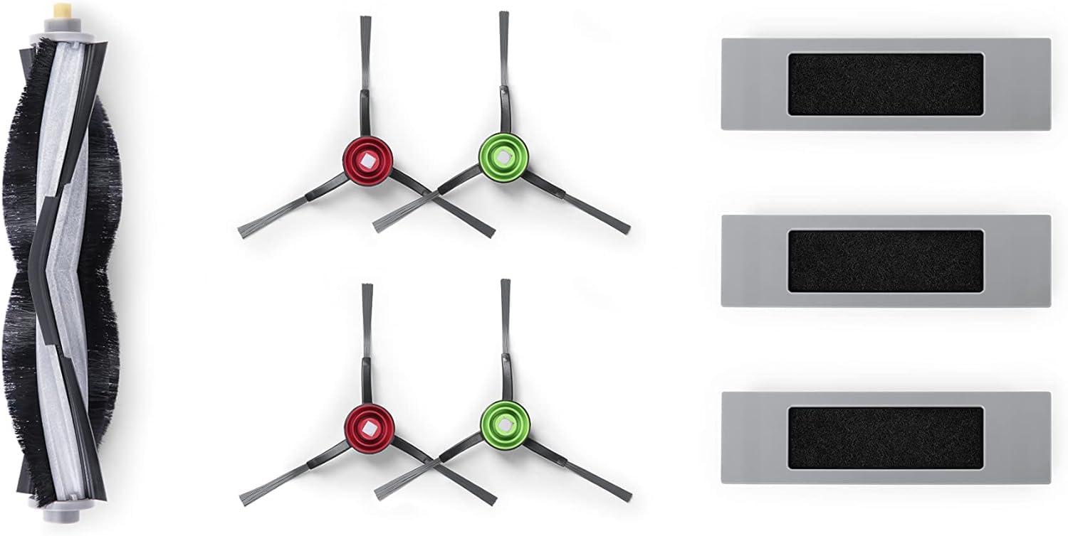 Ecovacs Deebot Accessory Pack (Floating Rubber Brush *1 pcs，Rubber Brush Cover* 1pcs) for Model N10 Series