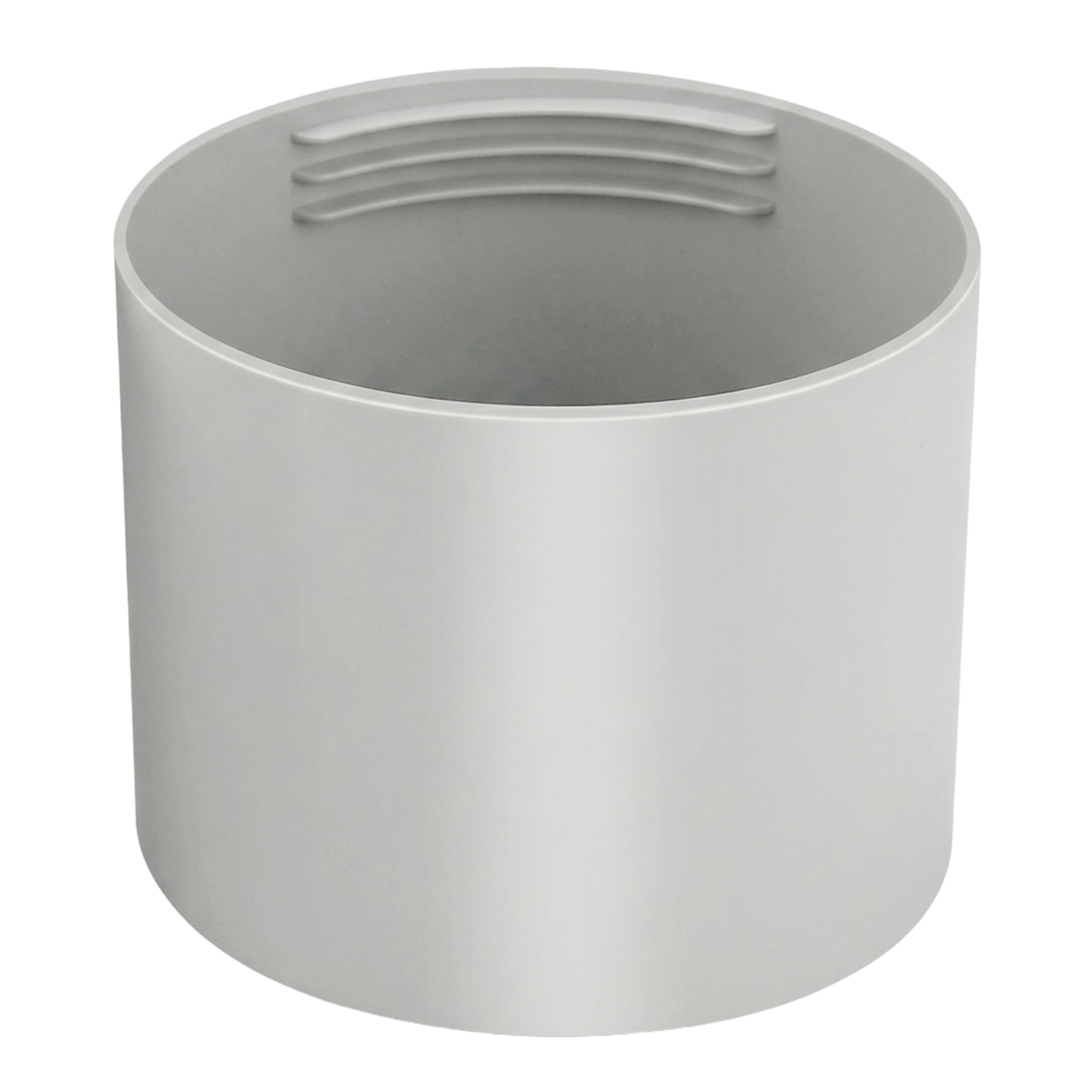 Tsawntd Portable Air Conditioner Exhaust Hose Adapter, Thread Exhaust Hose Connector For Portable Ac Extension, Gray, 130mm Ac Connector Extension Adapter