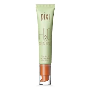 Pixi H2O SkinTint Tinted Gel Moisturizer Lightweight Hydrating Water-Resistant Evens Tone Reduces Redness Cinnamon 1 2 fl oz
