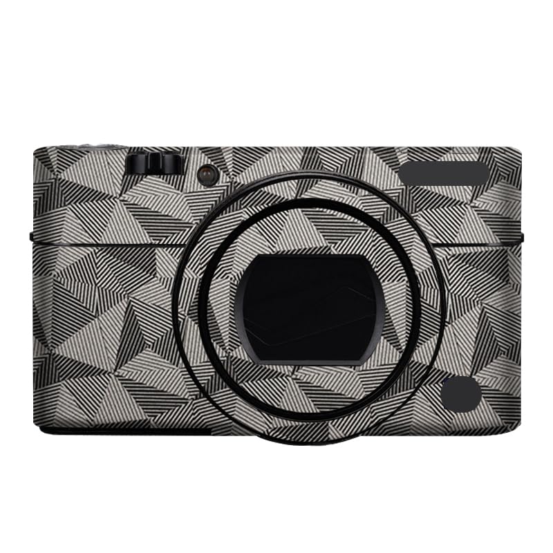 Autocollant pour Sony RX100 V IV film vinyle style triangle titane photo voyage