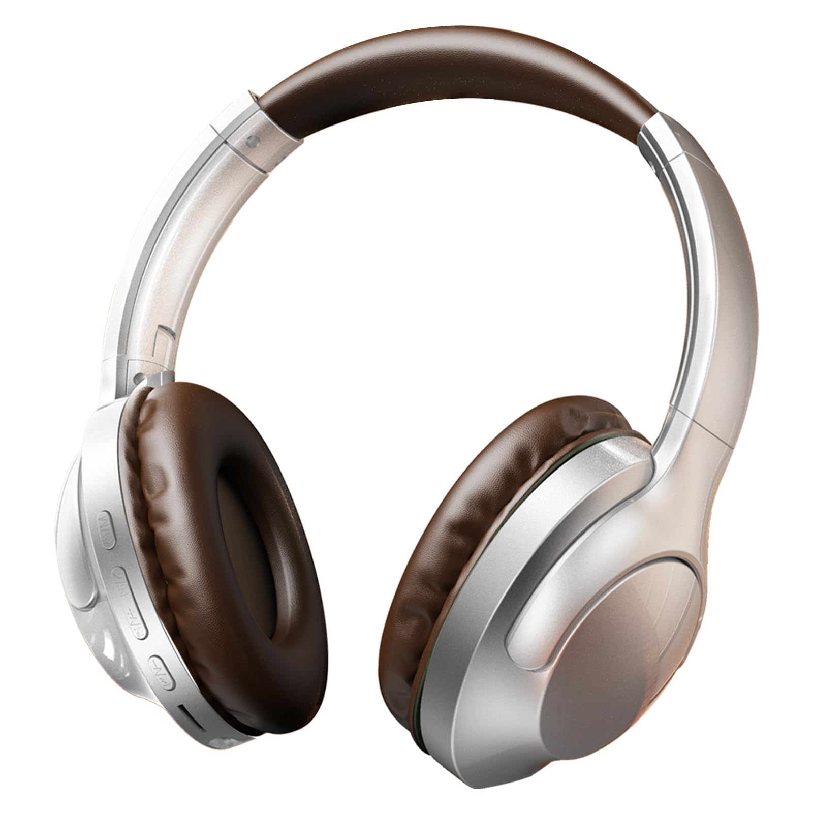 Fone de Ouvido Bluetooth 6.0, Over Ear com Redução de Ruído, Drivers 40mm, Microfone para Chamadas, Bateria até 90h, Headphone Sem Fio - Premium (Dourado com Preto)