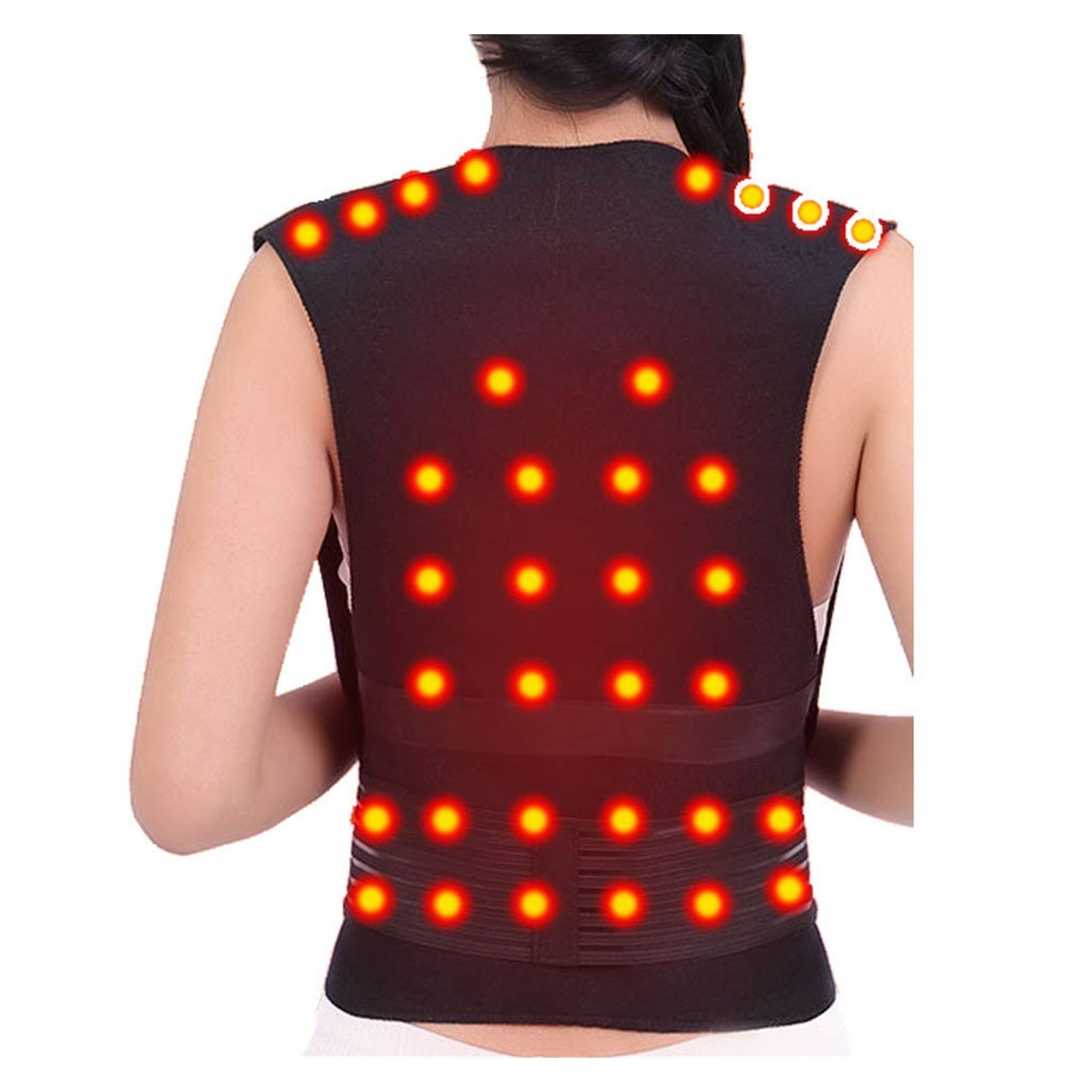 Correcteur de posture haut de gamme avec support auto-chauffant tourmaline - 7