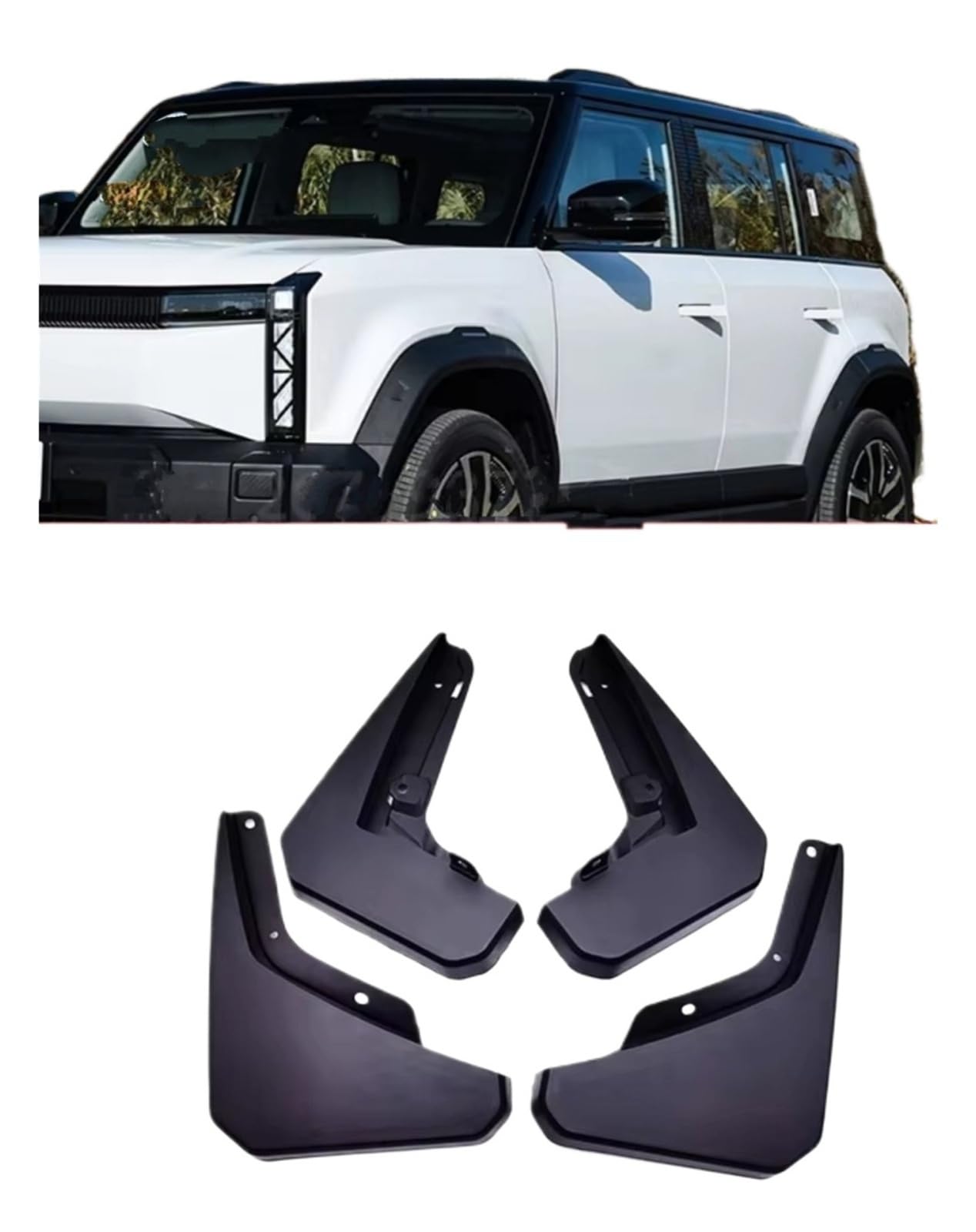 Guardabarros contra impactos y barro para Chery iCar 03 de 2023 y 2024 6