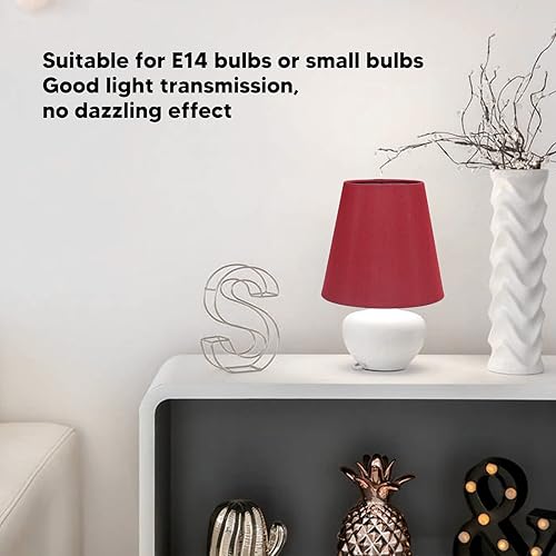 Miniatura 7 de Juego de 6 pantallas de candelabro, pequeñas y modernas que se enganchan a la bombilla, pantallas de lámpara de campana para lámpara de piso de