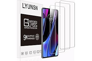 [3Pack] Motorola Edge 2022 Screen Protector Tempered Glass, 9H Hardness Anti-Scratch Screen Protector Film