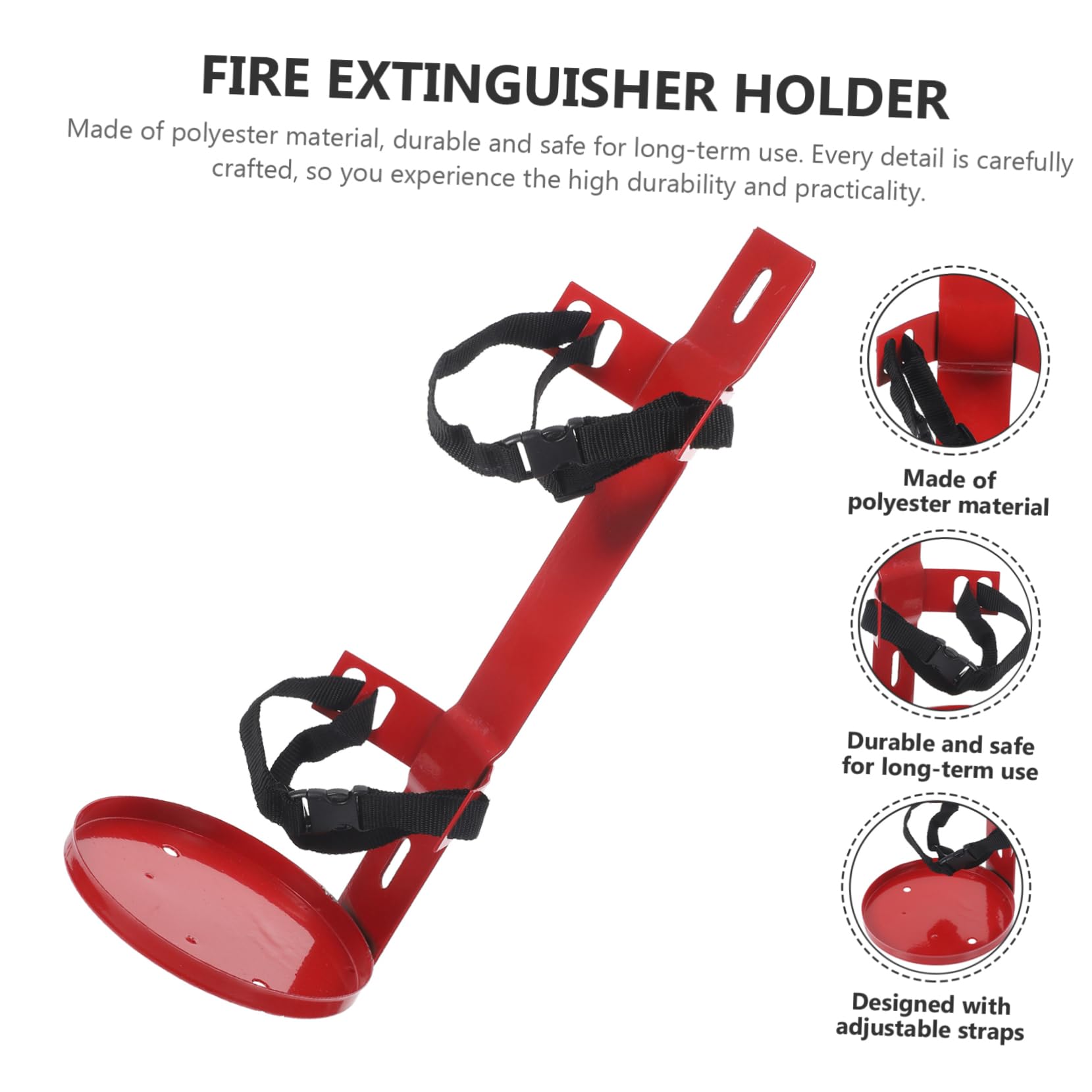Soporte Extintor Ajustables Incendios para Correas