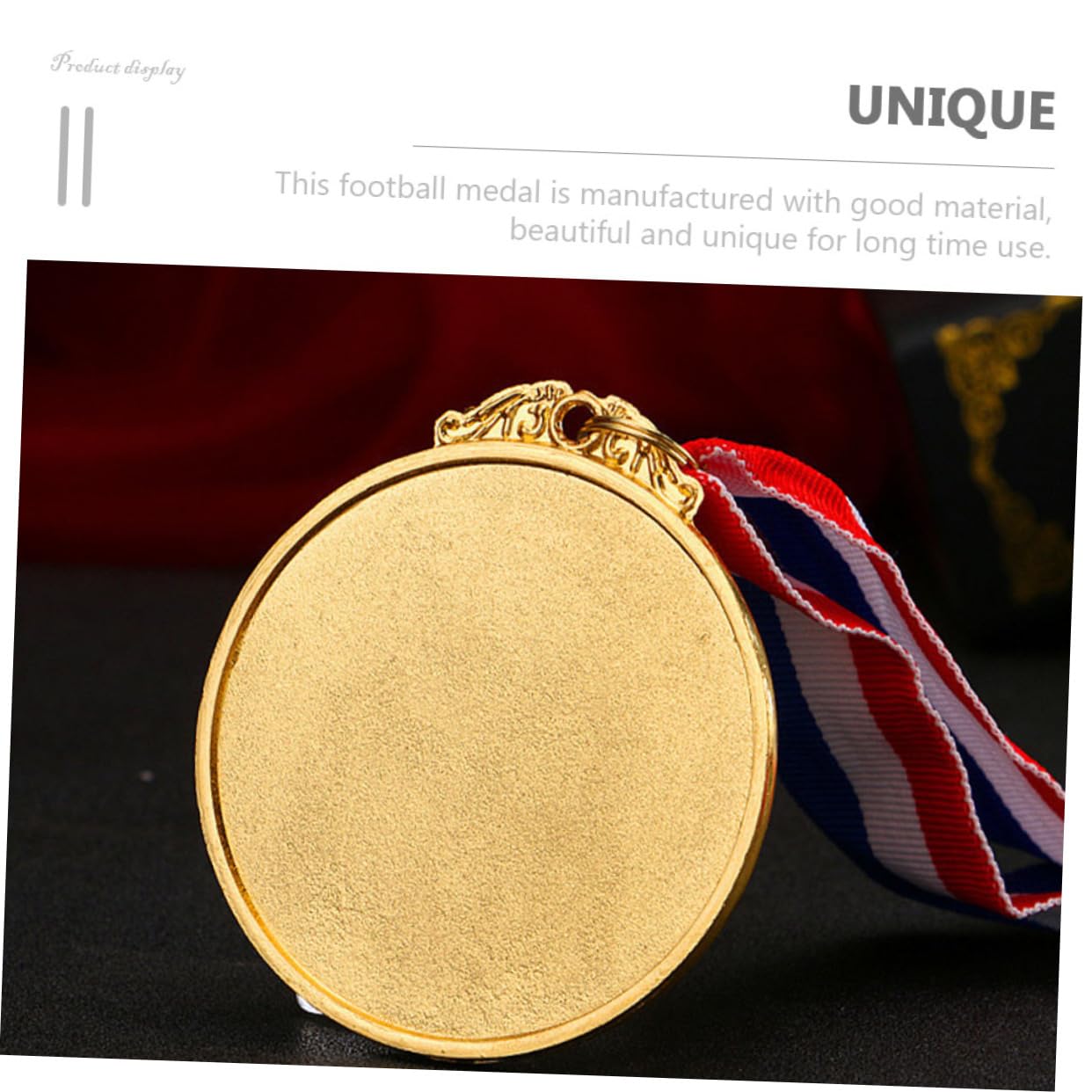 Toddmomy Medallas De Fútbol Metálicas Doradas Premios Deportivos Arcoíris para Competiciones Escolares
