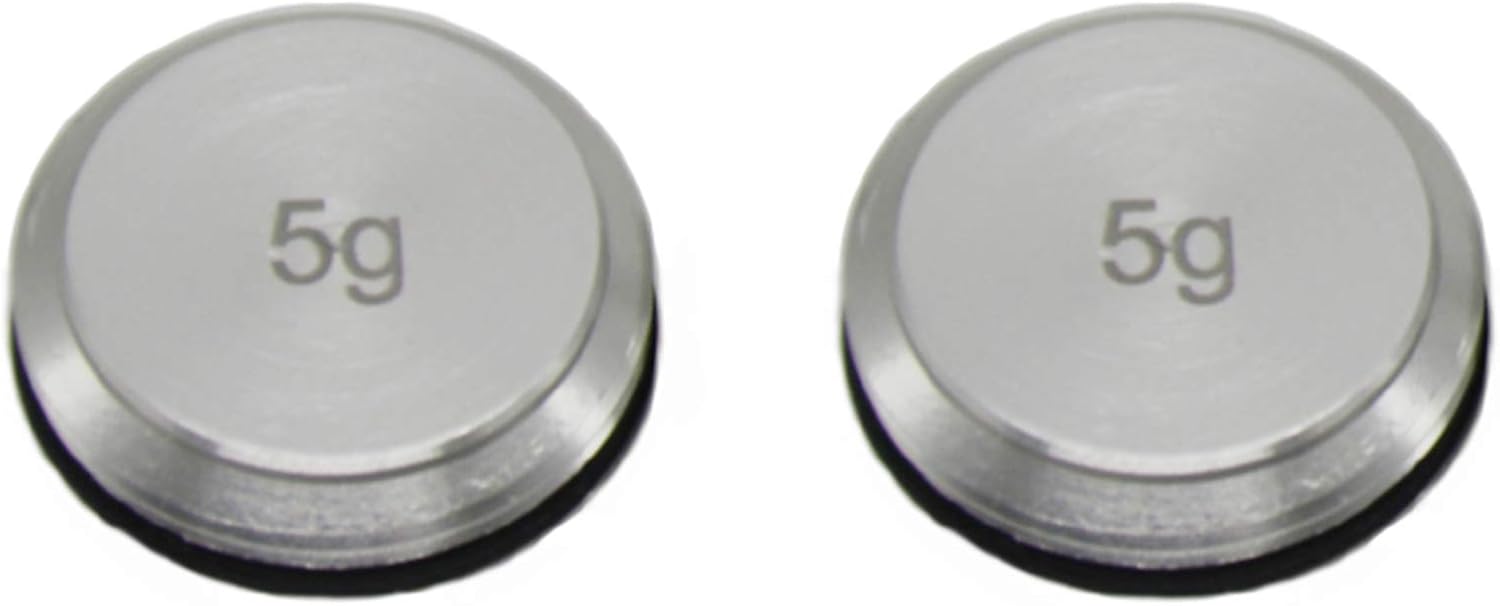HISTAR 2Pcs Golf Putter Weights 5/10/15/20/25/30/35g Compatible with Odyssey Stroke Lab Series Putter Head (Black)