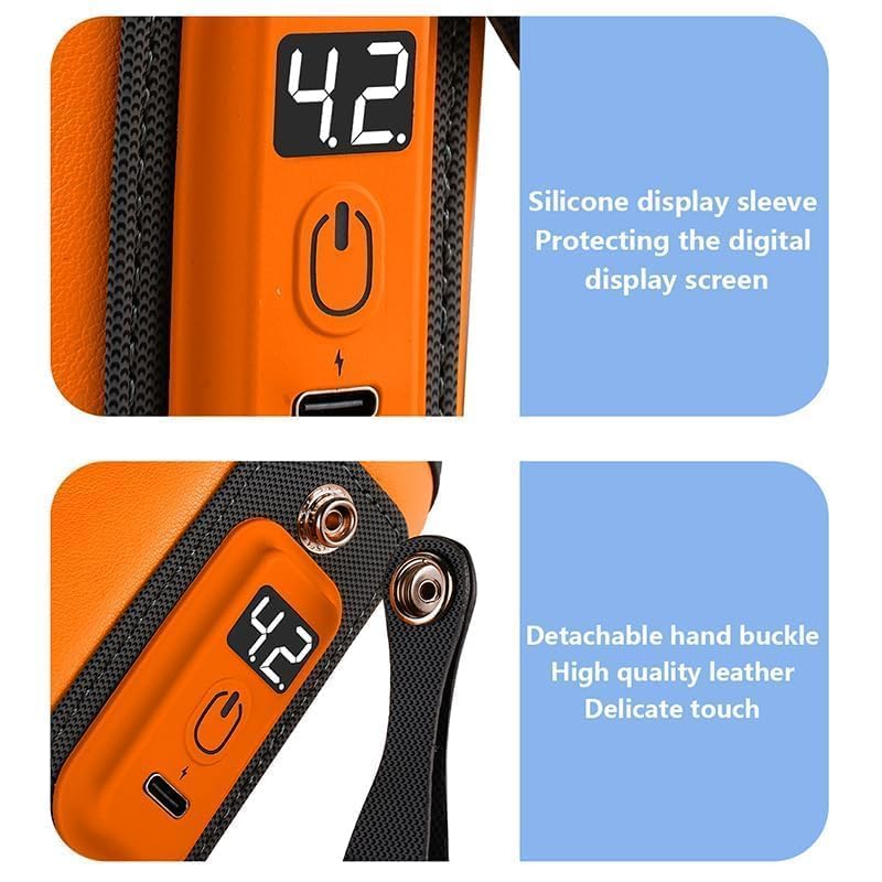Image of StarAndDaisy Bottle Warmer for Babiesl, Water Warmer with Adjustable Temperature Control Portable & USB, Constant Temperature Control Technology, Baby Feeding Bottle Warmer -Orange