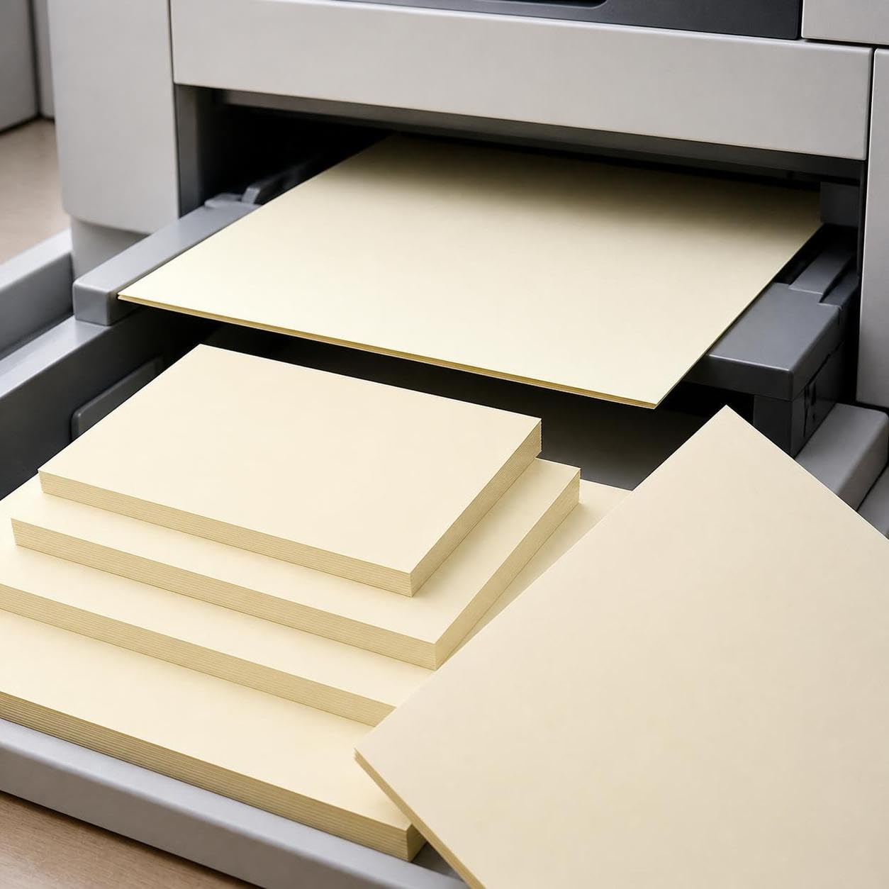 Kopierpapier Hohe Steifigkeit Weiß, Papier, Frischholzschliff, e Oberfläche, 90% Opazität, für Inkjet