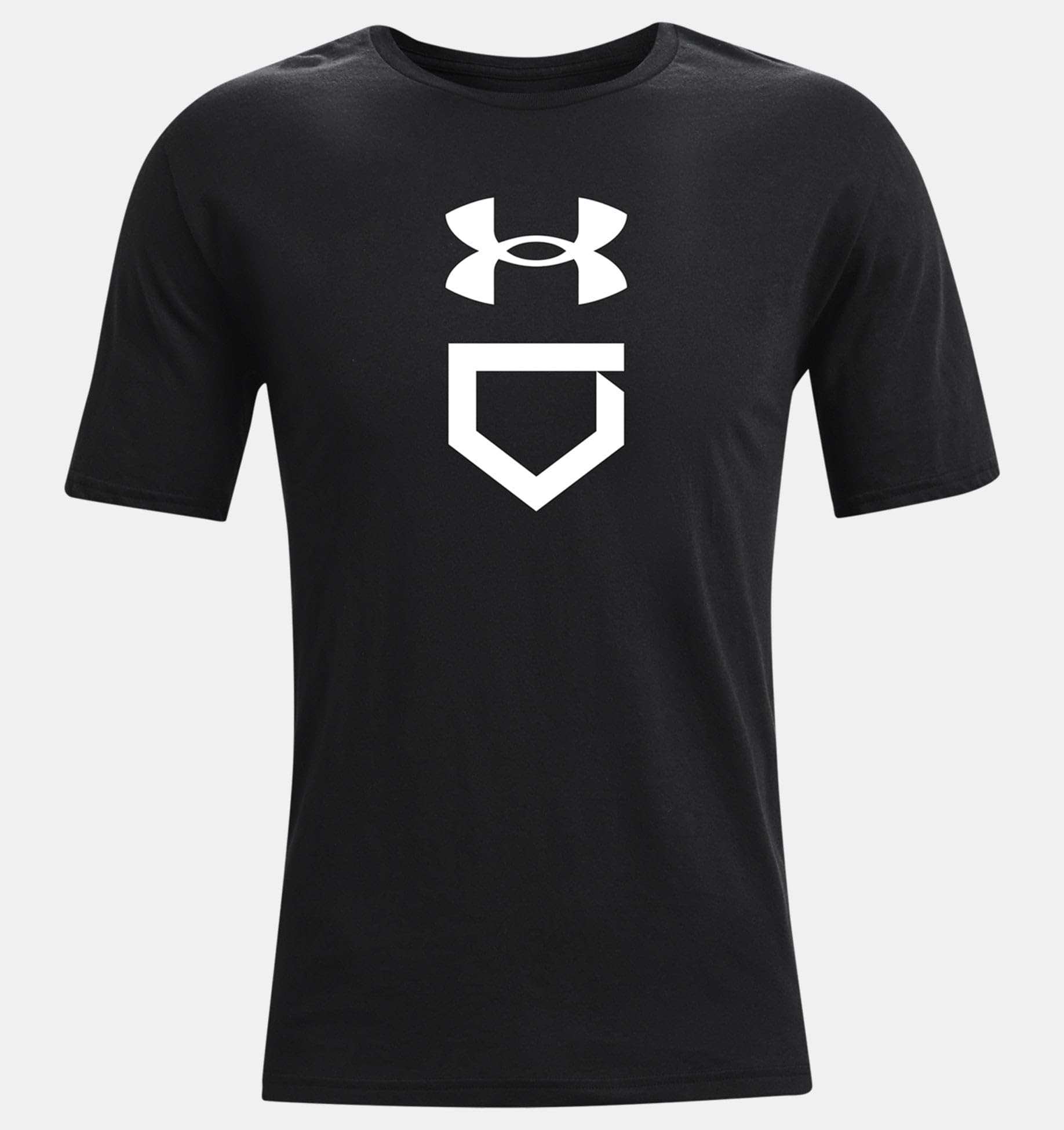 Under Armour 1371033-1-MD Men's UA Plate Short Sleeve Black MD