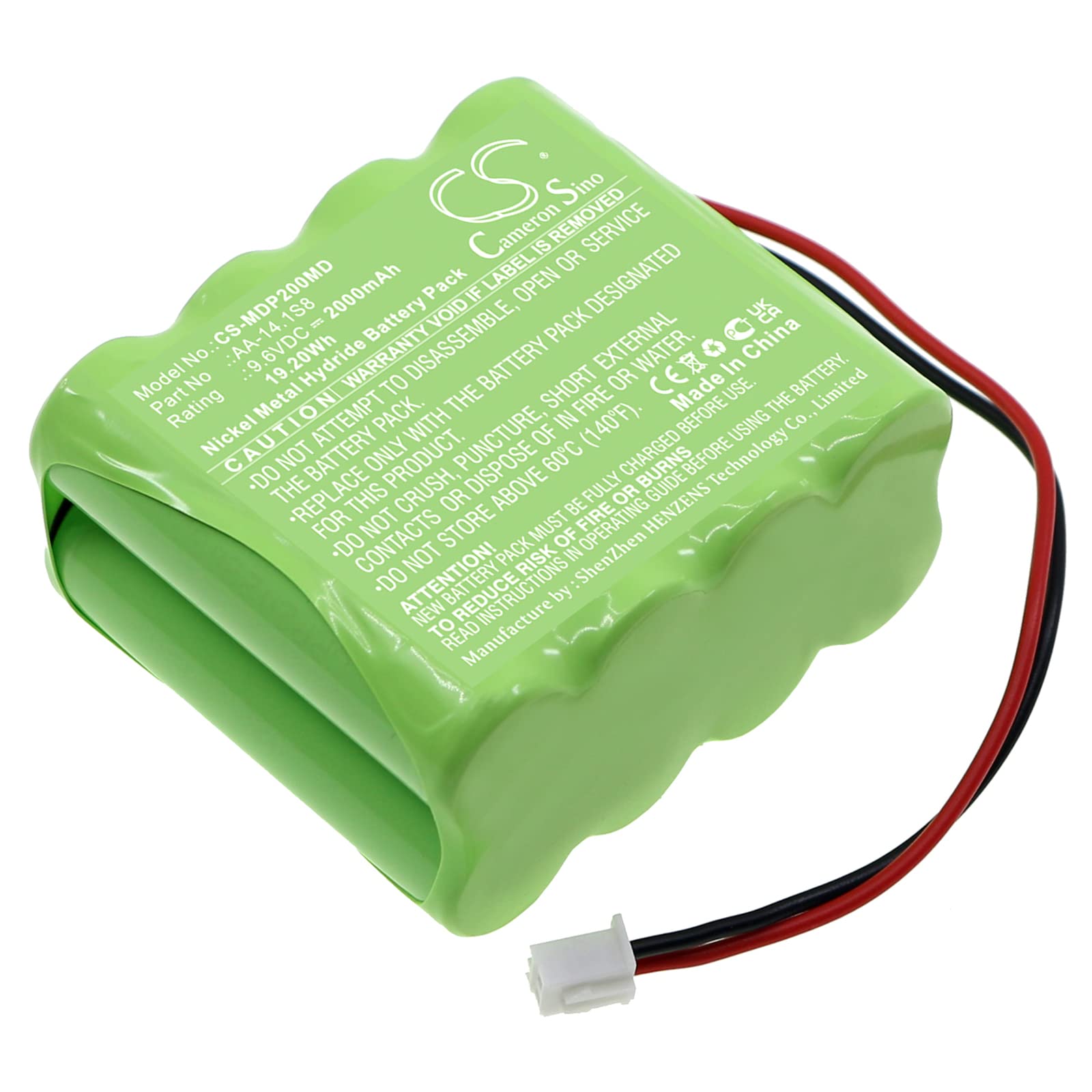 Batterie de rechange pour Medima (2000 mAh, numéro de pièce : AA-14.1S8)