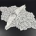 Yulakes - Collar de encaje para decoración de vestidos y manualidades, 2...