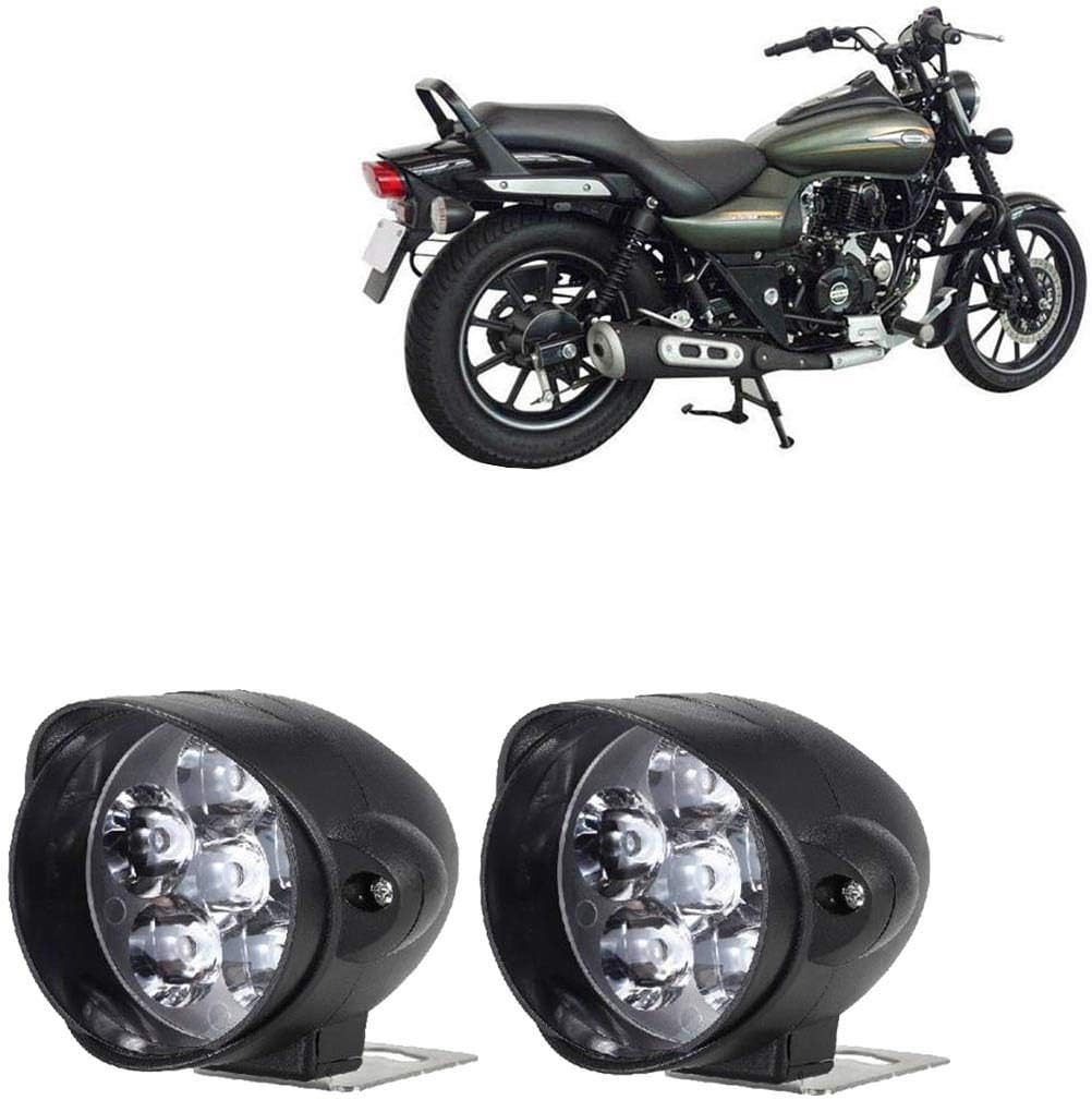 Adroitz Bike Led Fog Lamp/Headlight For Bajaj Avenger 220 Street (12W)
