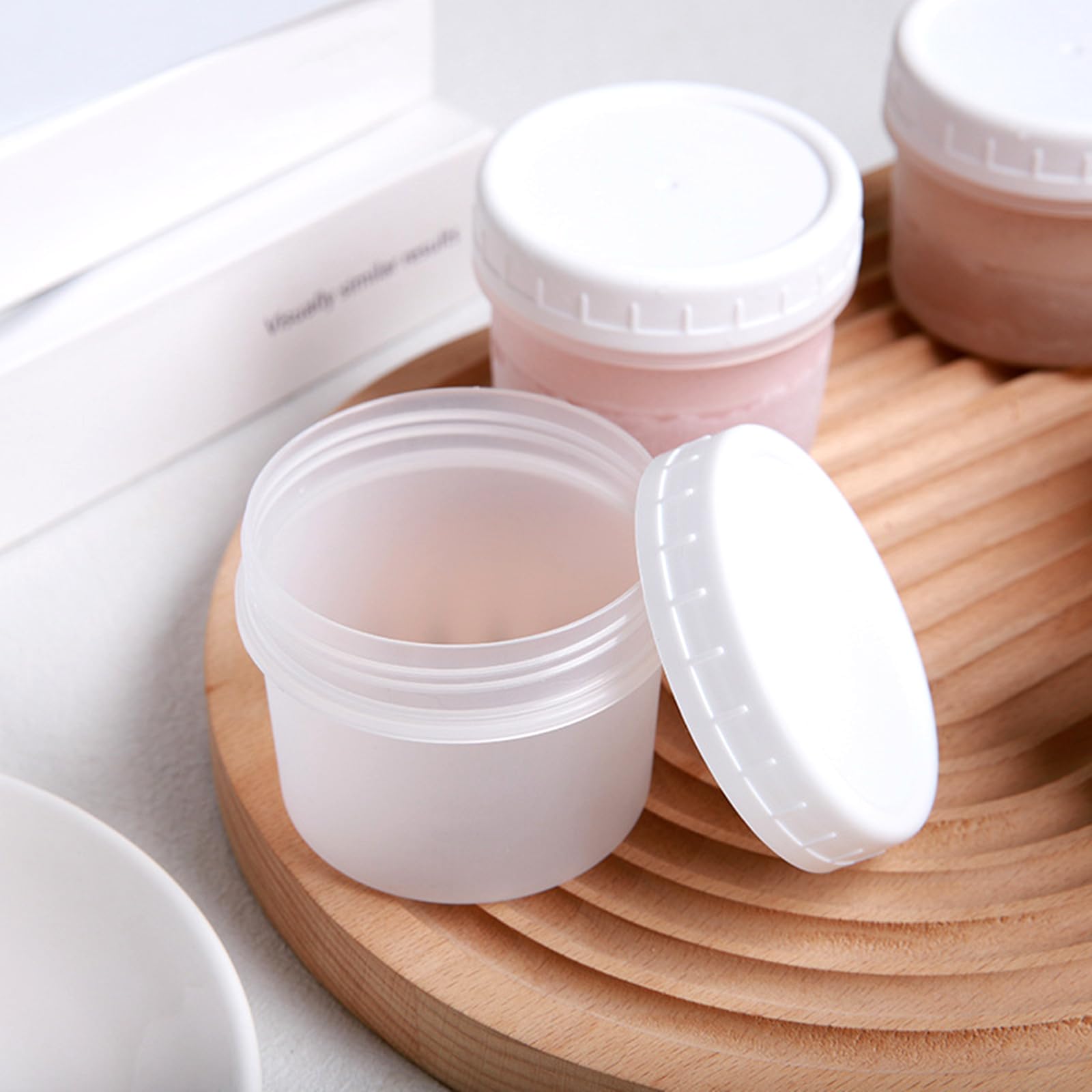 Amazon｜TUZAZO 5オンス 食品保存容器 スクリュー蓋付き BPAフリー