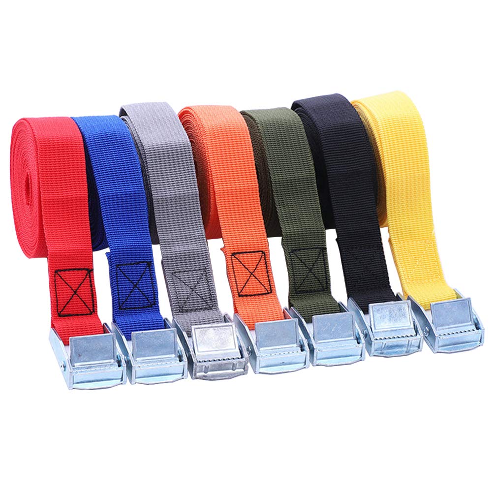 Jomdjmskes 4 Pcs Sangle A Cliquet, 6 M X 25 Mm Fixation Robustes