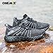 Breathable Waterproof Running Shoes with Soft Cushioned Soles for All-Day Comfort & Wet Weather Workouts Black