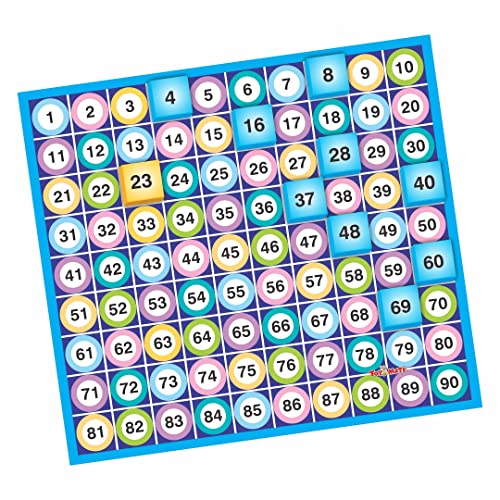 Image of toymate Housie 24 Reusable Cards Tambola Game Set | No Pins or Pens Required | Family Party & Travel Game | Fun Indoor Group Activity for Kids & Adults