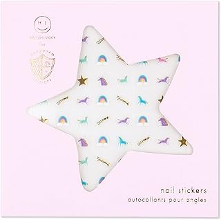 Daydream Society Unicorn + Rainbow Nail Stickers, Pack of 100 Stickers