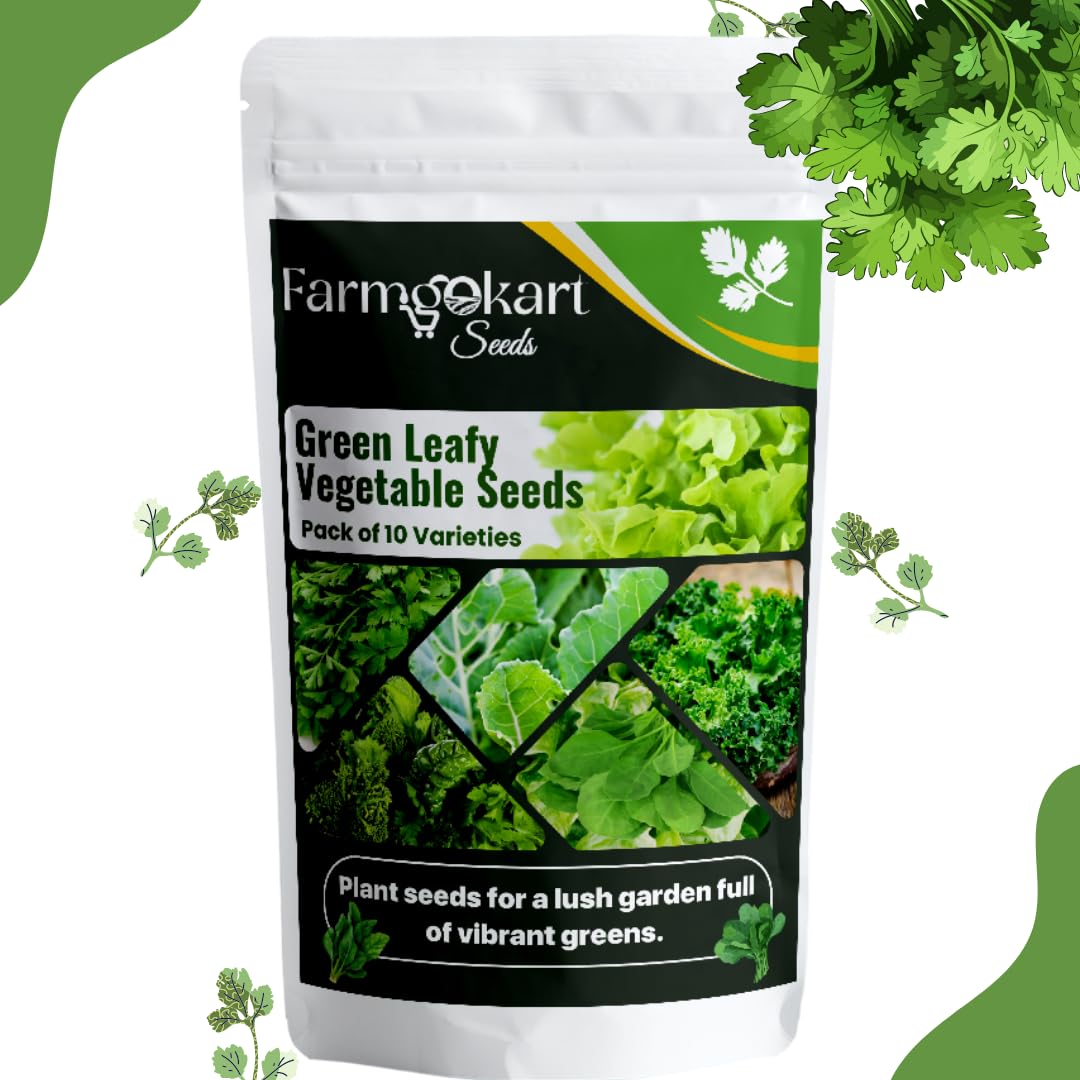Farmgo | 10-variety green leafy vegetable seeds combo pack for Home Gardening | Grow your own Greens | (B0D9K4BJXF) Amazon Price History, Amazon Price Tracker