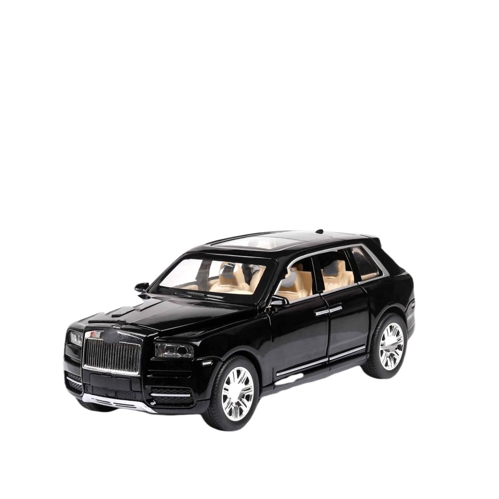 Modello Di Auto In Lega, Modello In Metallo, Scala 1:24 Per Rolls Royce Cullinan(Black)