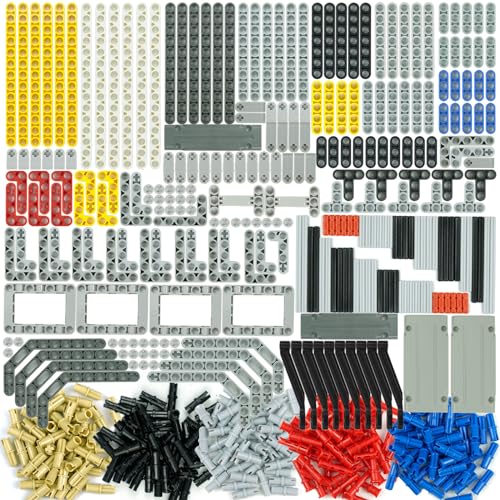 Pasacho 582pcs Technical Parts Bricks Sets-Beams Axles Pins Gears Motor