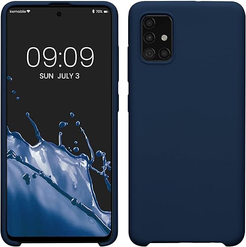 Miniatura 20 de kwmobile Funda Compatible con Samsung Galaxy A52 / A52 5G / A52s 5G - Cubierta de Teléfono de Silicona TPU con Acabado Suave - Macchiato