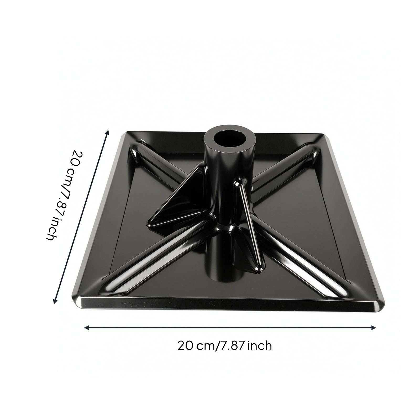 Plaque Oscillante Rechange Amovible, 200x200mm
