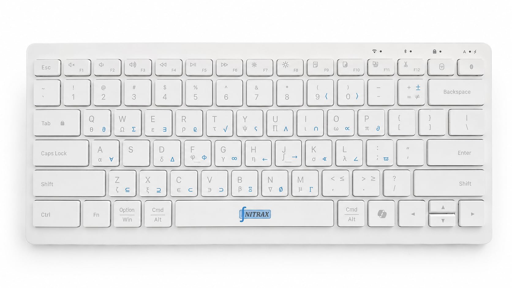Mathematical Keyboard — Write Math & Equations Faster on Windows PC | 55 Symbols & Shortcuts for Any Editor or Browser | 2.4G Wireless + Bluetooth | USB-C Rechargeable | US Layout |-image-36