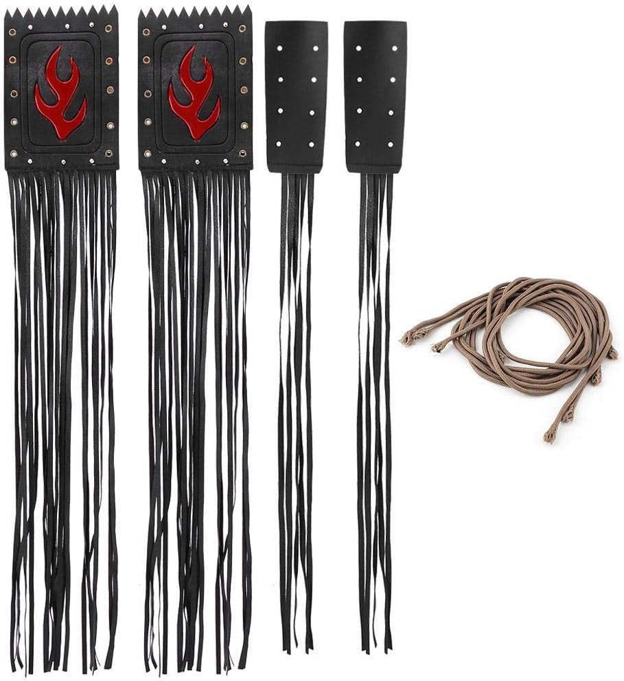 2Pcs Motorcycle Tassels Handlebar,Universal Motorcycle Handlebar Tassel Fringe Grip Cover Lever Cover