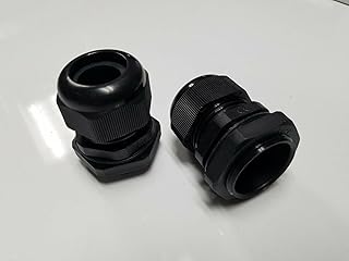 (2) Nylon Cord Grip Grommet for Audio American 4/0 Cable BLK