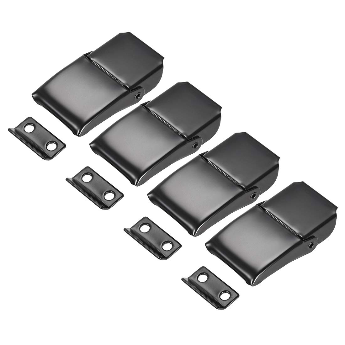 uxcell 1.83-inch Iron Concealed Draw Toggle Latch Clamp for Case, Toolbox, Cleaner - 4 Pcs