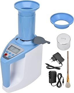 Haofy Medidor de umidade de grãos, instrumento de teste digital de alta precisão para análise de umidade de grãos de arroz e milho 100-240V (#1)