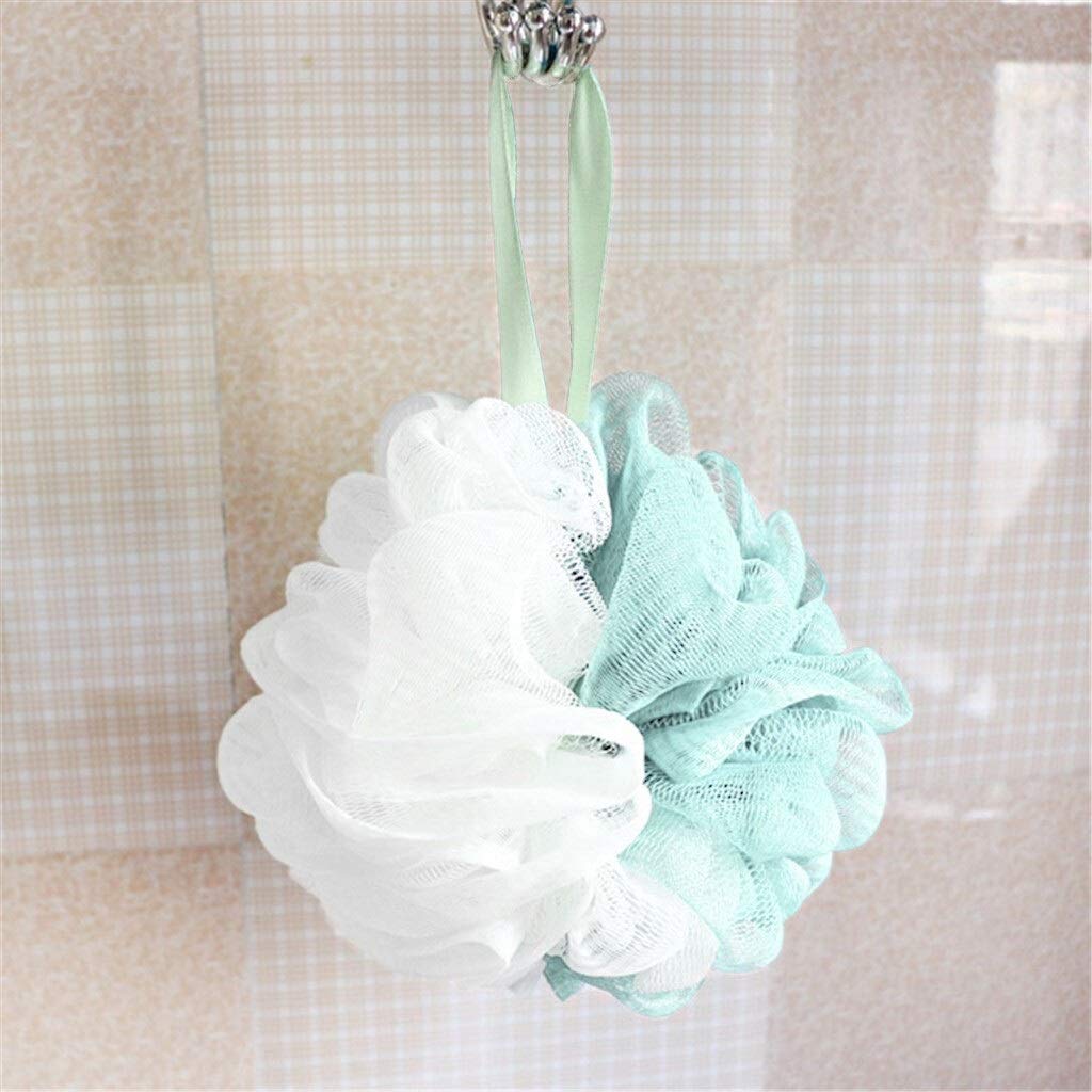 Ręcznik złuszczający Myjka Szczotka do ciała Gąbka do ciała Gąbka pod prysznic Loofah Gąbka do kąpieli Pufa Mesh Ball Złuszczające rękawiczki złuszczające Premium Scrubber (kolor: A) (C)