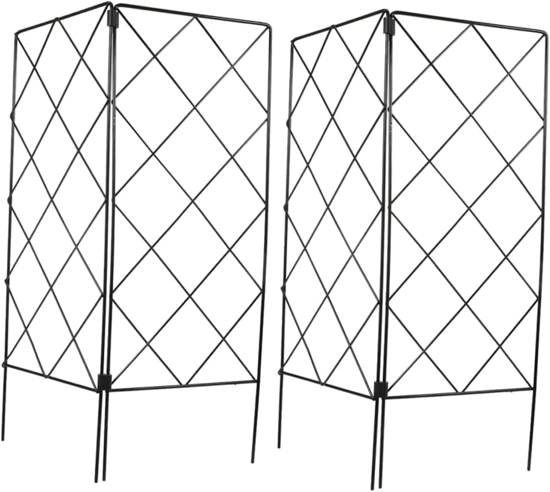 BESPORTBLE 2pcs Durable Plant Climbing Frame Garden Trellis for Support of Climbing Plants Flowers and Vines Wide High