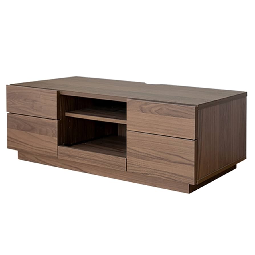 Amazon｜リファニ テレビボード 120cm スライド棚付き テレビ台